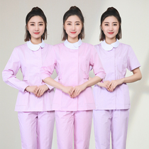 Nurse Suit Split Suit Short Sleeve Woman Oral Dental Doctor Care Clothing Beauty Master Housewife Workwear