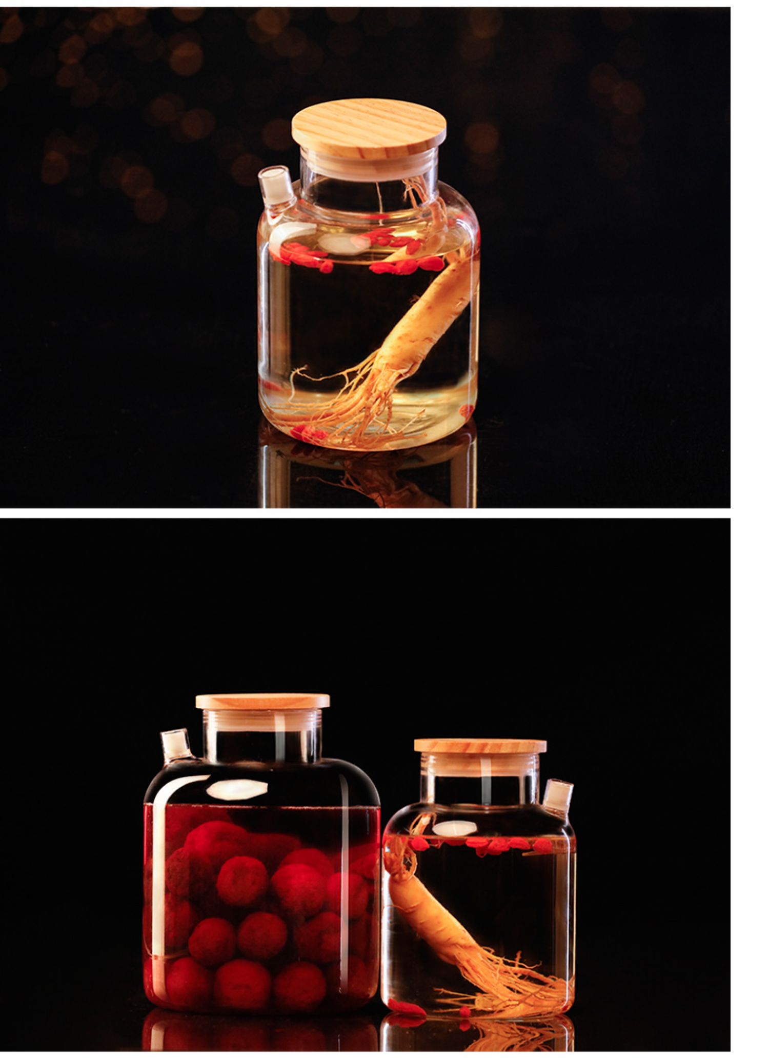 泡酒玻璃瓶子酿酒罐坛子酒罐子果酒红酒专用酒瓶密封罐带盖家用