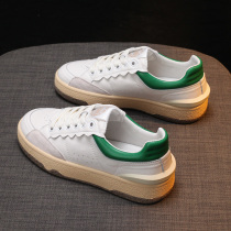 Small Zhuo original design small white shoes 2022 new spring female shoes explosion real leather sports leisure autumn slap shoes