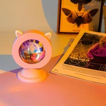 Fall Day Light Netting Red Sunset Light Sunset Bedroom Projection Day Without Falling Lights Creative Afterglow Headboard Net Red