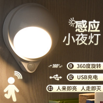 Maimamu intelligent led human body induction wireless night light charging home automatic sound and light control wardrobe building aisle