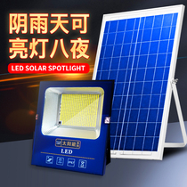 Solar outdoor garden light high power super bright rural household indoor and outdoor lighting cast LED waterproof street lamp