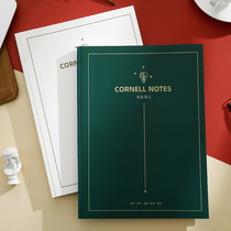 Postgraduate entrance examination classroom notebook Cornell 5r memory method notebook high school entrance examination record book Simple high efficiency wrong question book memory method management record book horizontal line book punch card plan book