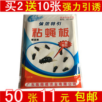 50 pieces of fly stickers sticky fly paper sticky fly paper sticky fly paper fly board Chen master