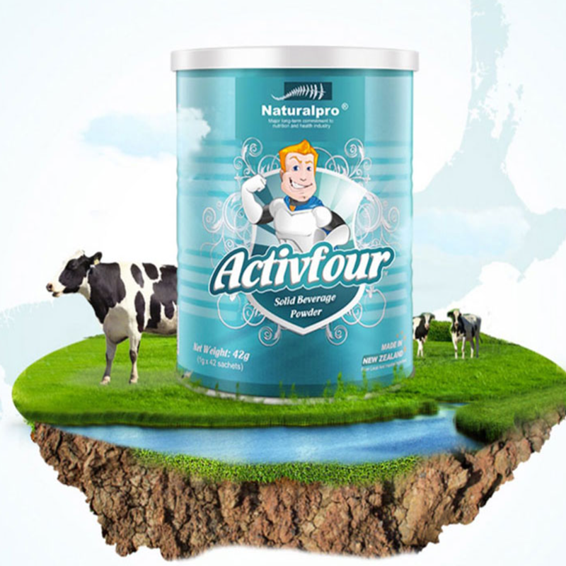 纽贝乐a4乳铁蛋白乳粉免疫球蛋白进口宝宝儿童分离乳清蛋白42袋