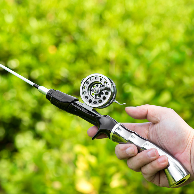 测评|鳌鲨冰钓竿轻硬枪柄钓鱼竿