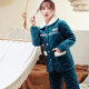 Female winter plus thick velvet pajamas coral velvet quilted three warm autumn and winter flannel tracksuit outerwear Female winter plus thick velvet pajamas coral velvet quilted three warm autumn and winter flannel tracksuit outerwear
