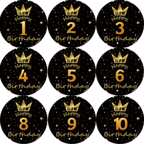 Baby hundred days feast full moon wine childrens birthday one-year-old party poster custom hotel background wall layout decoration