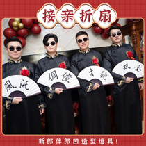 Marriage gift Brotherhood Brotherhood spoof supplies door creative bridesmaid photo artifact game props