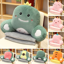 Office Quilt Dual-use multifunction three-in-one waist pillow cushions Chair Waist Cushion Auto Waist Cushion Students