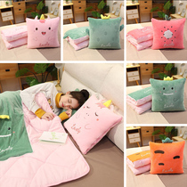 Office holding pillow quilt Dual-use Thickened Cushion Quilt Multifunction Afternoon Nap Three-in-one Folding Car Inside Quilted