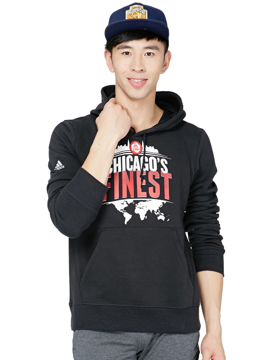 Спортивные куртки и кофты Мода письма Адидас мужская печатных капюшоном пуловер Adidas