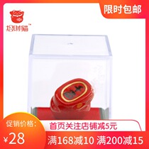 Lucky cat mini ornaments with display box Home Office counter lucky coin creative birthday gift