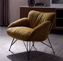 Light and luxurious chair designer chair Single cotton numb art Iron Art Reception Chair Sloth chair Armchair Lounge Chair Tiger Chair