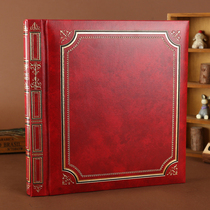 NCL leather photo album diy handmade self-pasting family album large capacity mixed