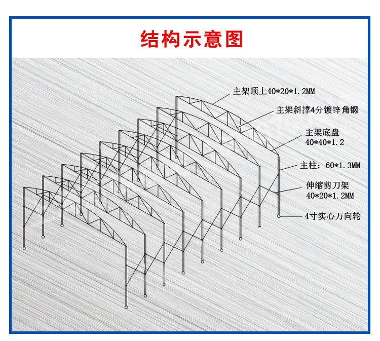 电动架空推拉蓬