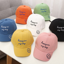 Baby baseball cap spring and autumn thin boys and girls Han version of summer children duck tongue hat baby curved sunburn cap