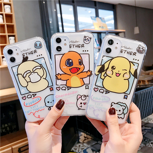 Cartoon 2020 Pokémon Apple XsMAX mobile phone case female iphone11 transparent up to duck promax silicone couple 7p8PLUS soft cover XR Pikachu thin 6s cute xr tide Cartoon 2020 Pokémon Apple XsMAX mobile phone case female iphone11 transparent up to duck promax silicone couple 7p8PLUS soft cover XR Pikachu thin 6s cute xr tide