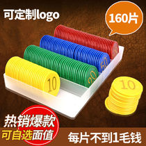 The money code table chess board room of the mahjong machine chip sign coin card paid card card for the digital home