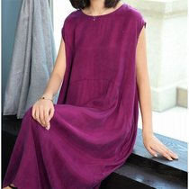 Korean skirt childrens dress summer temperament loose size retro casual long skirt tide