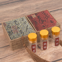 Newborn baby umbilical cord lanugo souvenir permanent creative fetal hair navel preservation bottle collection box homemade baby