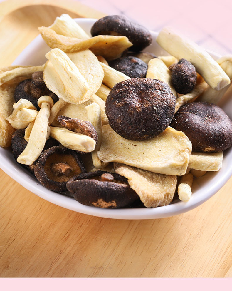 读舌香菇干零食香菇脆非油炸蘑菇零食