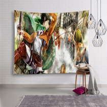 Attack on the giant hanging cloth background cloth Anime two-dimensional bedroom net celebrity ins room wall bedside decoration room