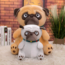 Cute Hashar leather dog doll plush toy doll bed sleeping pillow doll birthday gift Man