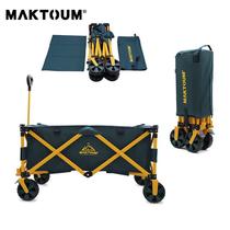 Outdoor camper camp car stall artifact shopping trailer camping trolley folding home cart luggage cart