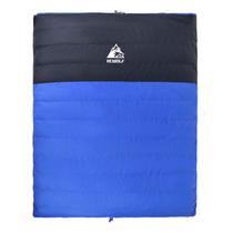 () Outdoor double down winter camping sleeping bag duck down indoor portable travel sleeping bag
