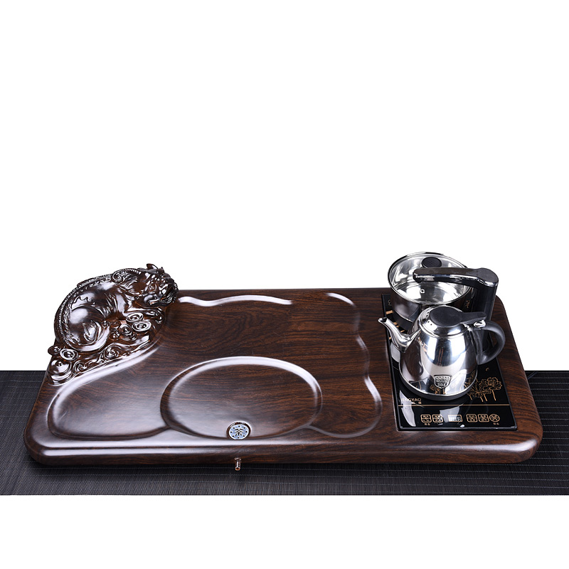 HaoFeng bamboo tea tray was sea tea sets tea tray tea saucer kung fu tea set solid wood tea consolidation