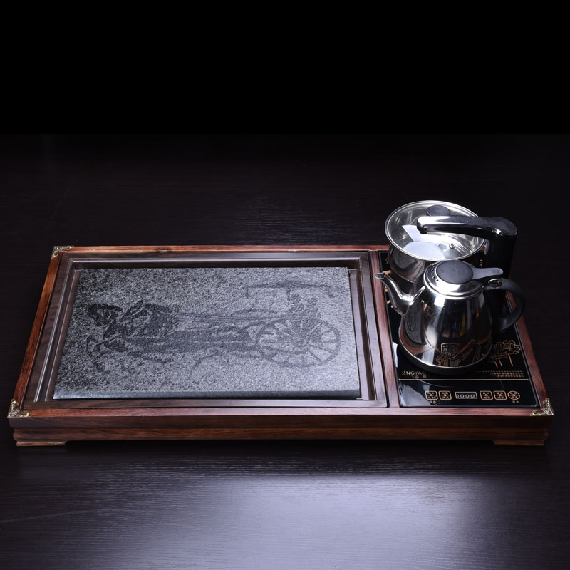 HaoFeng golden in the spring and autumn tea set sharply stone solid wood tea tray of a complete set of solid wood tea tray tea saucer