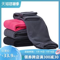 simboo outdoor autumn and winter thickened fleece pants women warm cold and windproof large size sports pants men