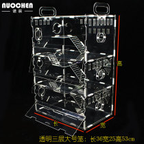 Nochen hamster cage transparent acrylic color ecological board bear mouse mouse treasure single double three layer mini cage