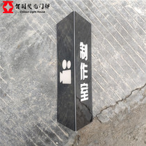 New hotel triangle double-sided LED high-end hotel club cabin KTV does not answer the door number custom battery