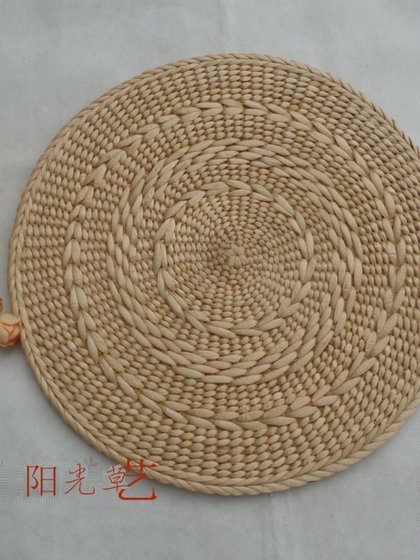 일본 손으로 가늘어진 Cattail 빨대 쿠션 이불 베이 창 타타미 밀짚 매트 명상 쿠션 차 의심 매트 일본 손으로 가늘어진 Cattail 빨대 쿠션 이불 베이 창 타타미 밀짚 매트 명상 쿠션 차 의심 매트