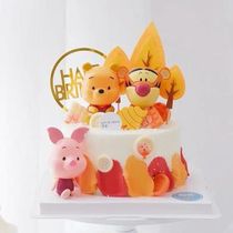 Cake Decoration Pendulum with 3 Little Bear Vini Twice Pecchie Jump Tigger Pig Hand for a paparazzi birthday dress