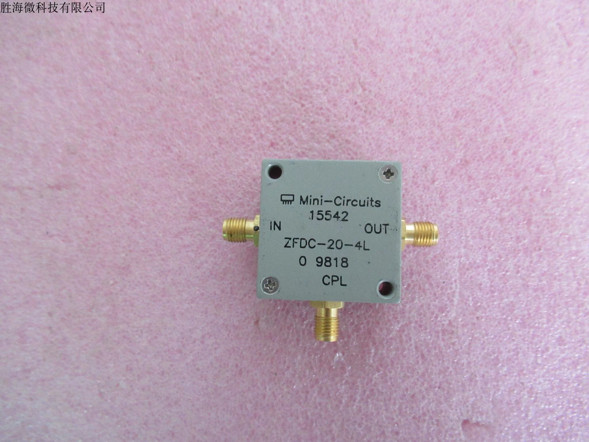 zfdc204l101000mhz20dbsma射频微波同轴定向耦合器