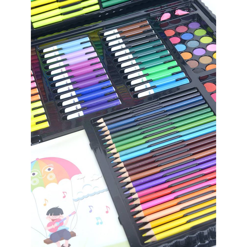 水彩笔可水洗儿童水彩画笔套装小学生彩笔颜色笔幼儿园彩色笔美 Изображение 1 水彩笔可水洗儿童水彩画笔套装小学生彩笔颜色笔幼儿园彩色笔美 Изображение 1