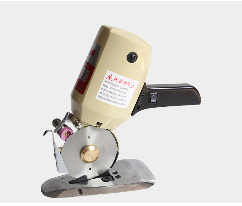 服装电动裁剪刀裁布机工具裁缝神器皮革220v机电纺织品切布250w