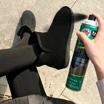 Suede powder shoes powder shoes spray paint frosted anti-fur shoes color coloring agent Suede black spray