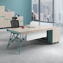 Big class boss table simple modern creative fashion open supervisor manager single table and chair combination desk