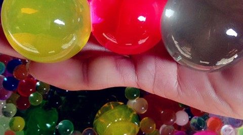 水母珠珠泡水玩具水泡吸水珠土泡水球大珠泡球球会长大会变大瓶泡