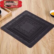 Square Cup cushion New Chinese silicone cup cushion bowl cushion slip heat insulation mat smoke cylinder cushion disc cushion tea cup cushion ashtray