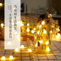 Girl heart star light LED small color light flashing light string light starry decoration room creative dormitory bedroom layout