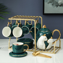 Ceramic light extravagant drinking water cup kettle water household set Nordic living room tea tea set Coffee Cup Cup
