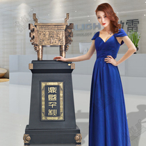 Auspicious source landing tripod ornaments office decoration to send friends large enterprises to move to the listing ceremony ceremony