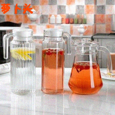 Cool creative ceramic cup with a glass kettle large - capacity glass suits for contracted home sitting room 6 pack with pallet