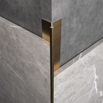 Dianjuege closing edge strip ceramic tile sun corner floor wrapping edge sealing edge closing pressure strip aluminum alloy strip stainless steel black