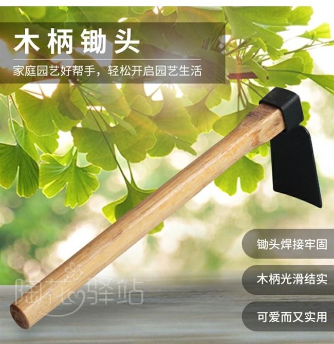 Vật dụng làm vườn, cuốc cán ngắn bằng gỗ, cây xanh, làm cỏ, đất tơi xốp, trồng hoa, dụng cụ làm rau, dụng cụ nông nghiệp bền, cuốc nhỏ - Nguồn cung cấp vườn